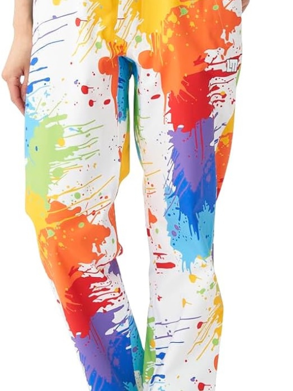 Fashion Dreams Rainbow Paint Splatter Jeans – Vibrant Art Pop Denim